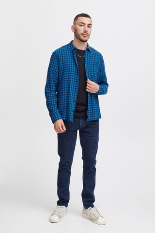 BLEND Regular fit Button Up Shirt in Blue