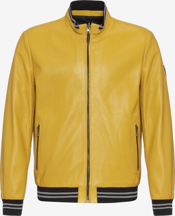 Veste mi-saison Giorgio di Mare en jaune : devant