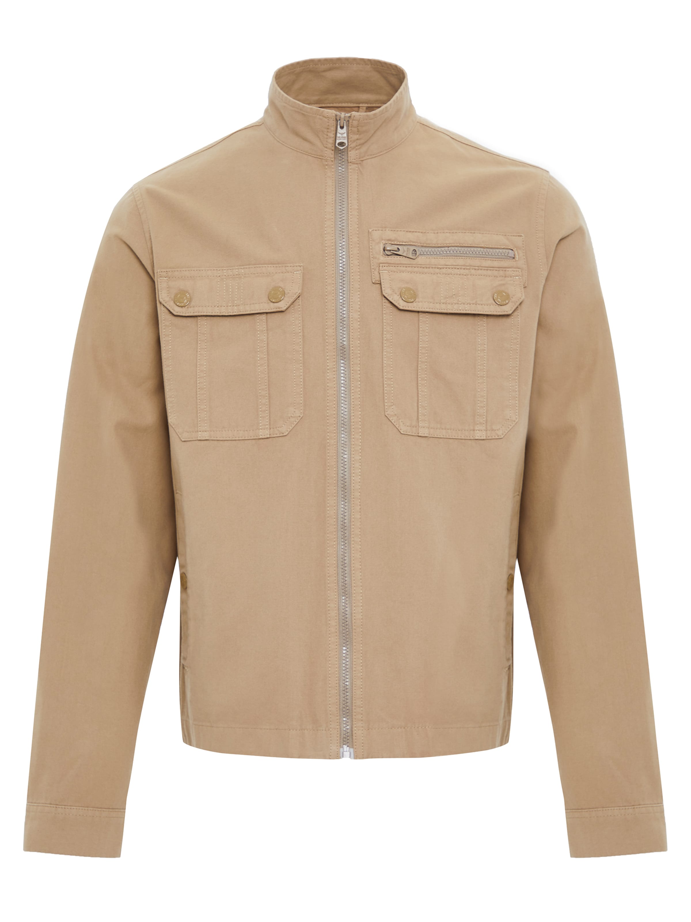 Threadbare Tussenjas 'Rye' in Beige: voorkant