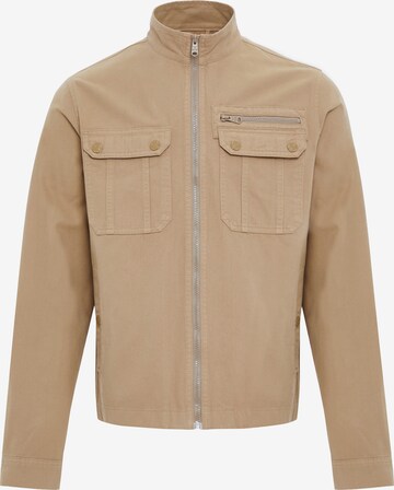 Veste mi-saison 'Rye' Threadbare en beige : devant