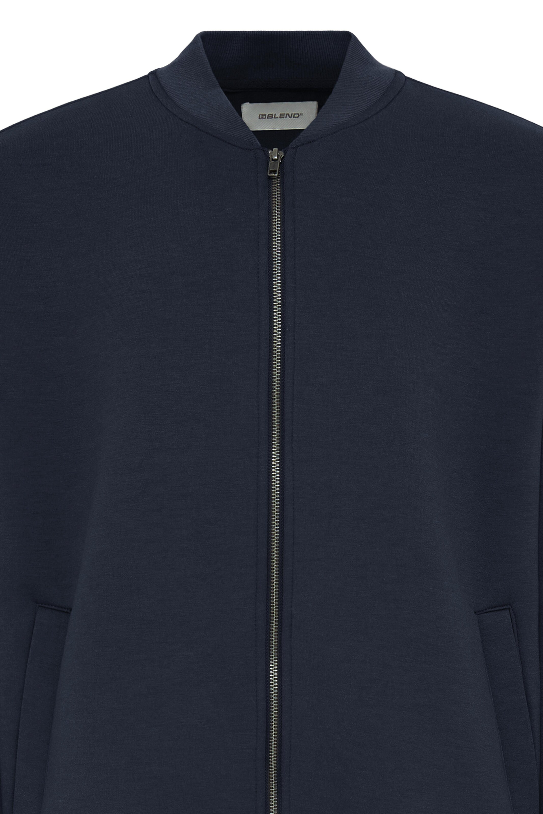 BLEND - Sudadera con cremallera 'BHKEIRAN SCUBA' en azul