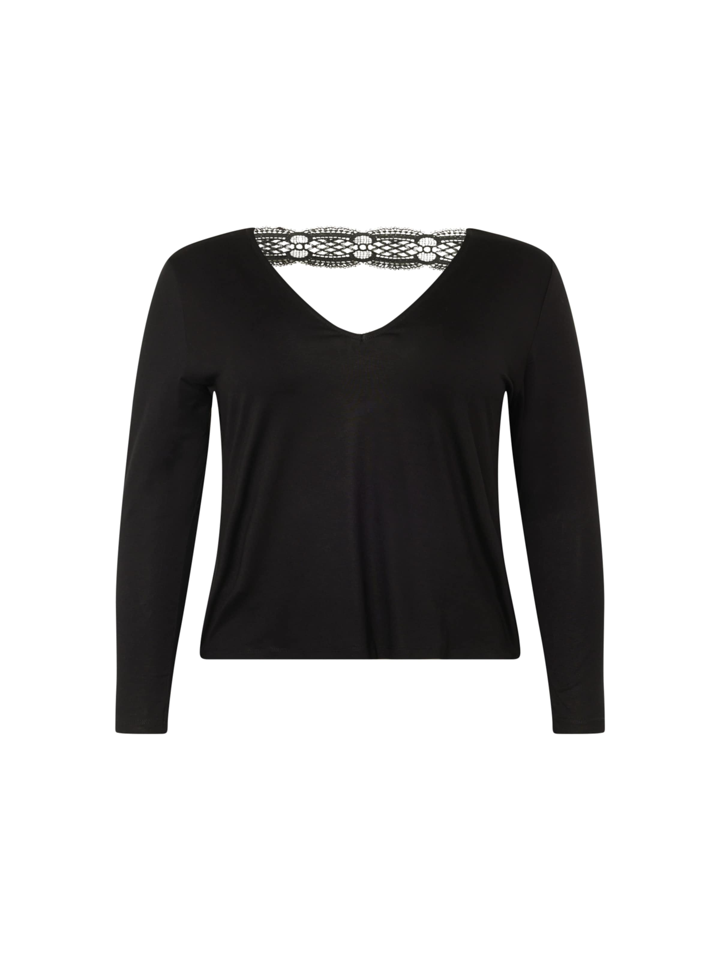 ABOUT YOU Curvy - Camiseta 'Jenny' en negro: frente