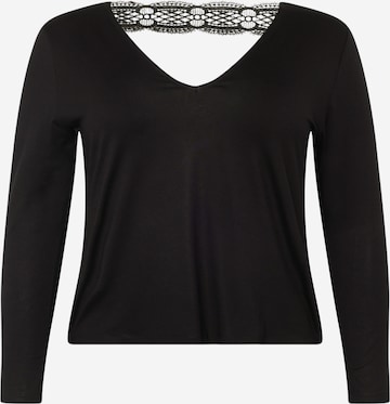 ABOUT YOU Curvy - Camisa 'Jenny' em preto: frente