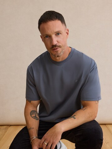 DAN FOX APPAREL T-Shirt 'Arthur' in Blau