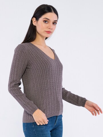 Pullover 'Manon' di Giorgio di Mare in grigio