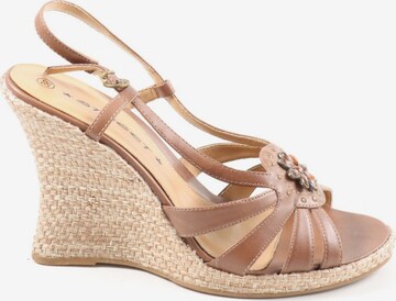 Street Super Shoes Wedges Sandaletten in 38 in Brown: front