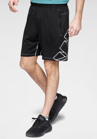 Regular Pantalon de sport 'Hype' ADIDAS PERFORMANCE en noir : devant