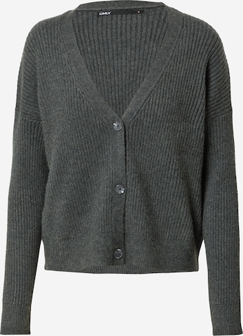 ONLY Knit Cardigan 'Katia' in Grey: front