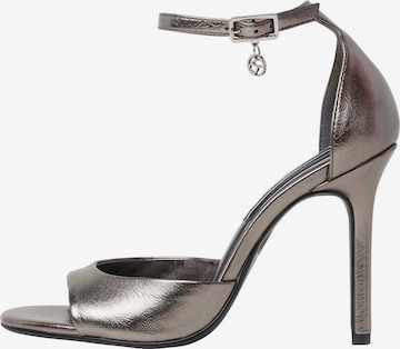 Sandales 'Cindy' Pepe Jeans en argent : devant