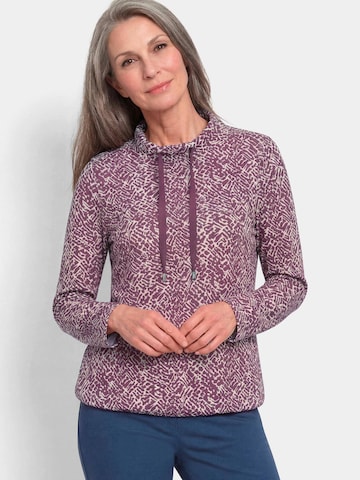 Sweat-shirt Goldner en violet : devant