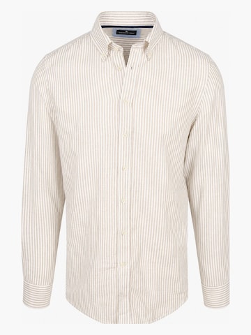 Coupe regular Chemise Steppin' out en beige : devant