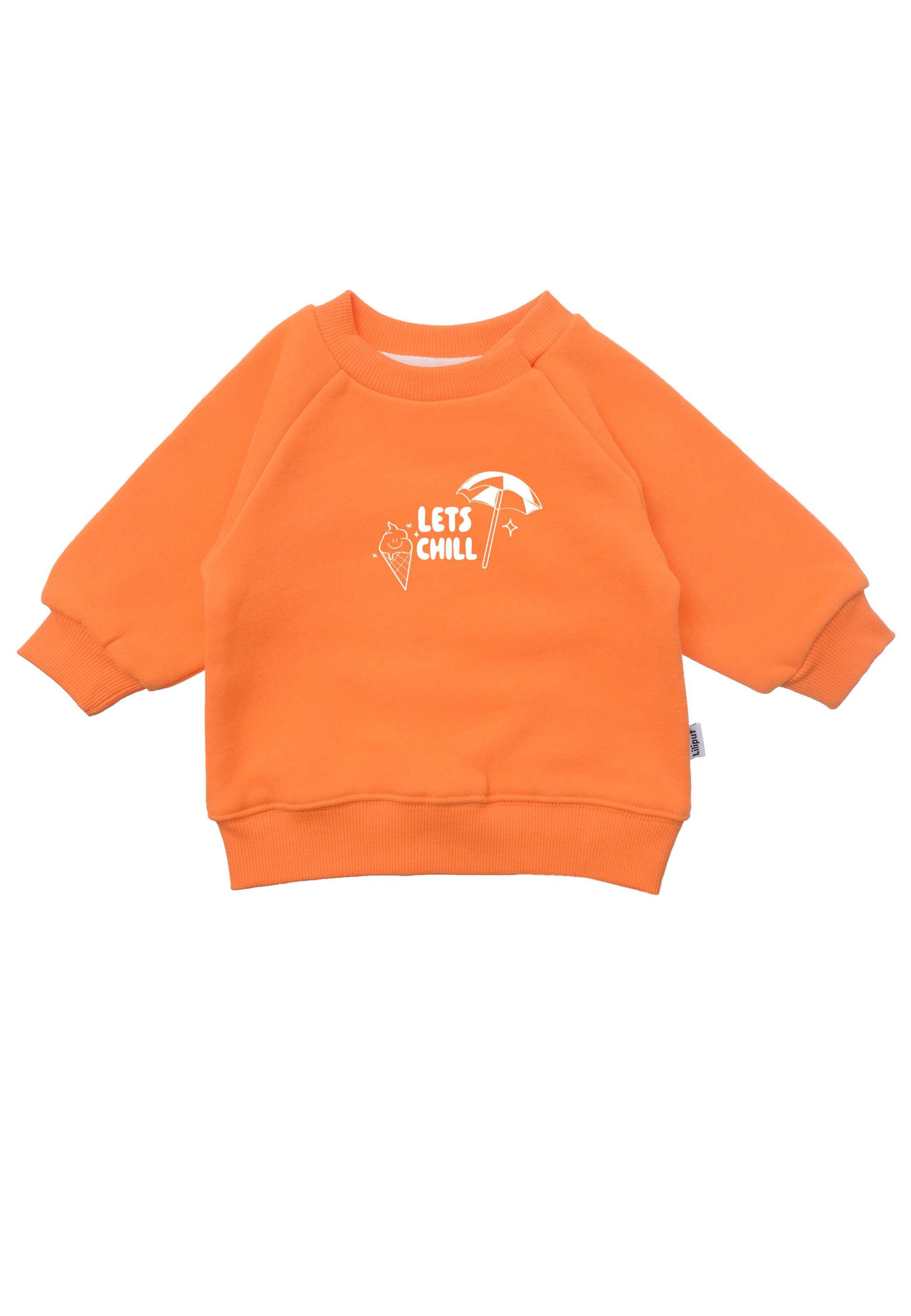 LILIPUT Sweatshirt 'Lets Chill' in Orange: front