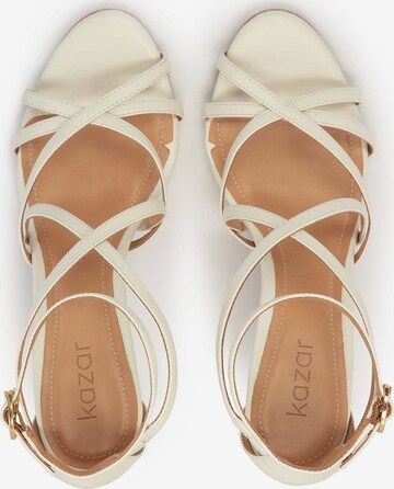 Kazar Sandalen met riem in Beige