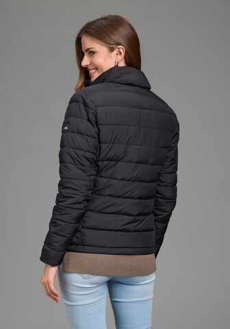 POLARINO Übergangsjacke in Schwarz
