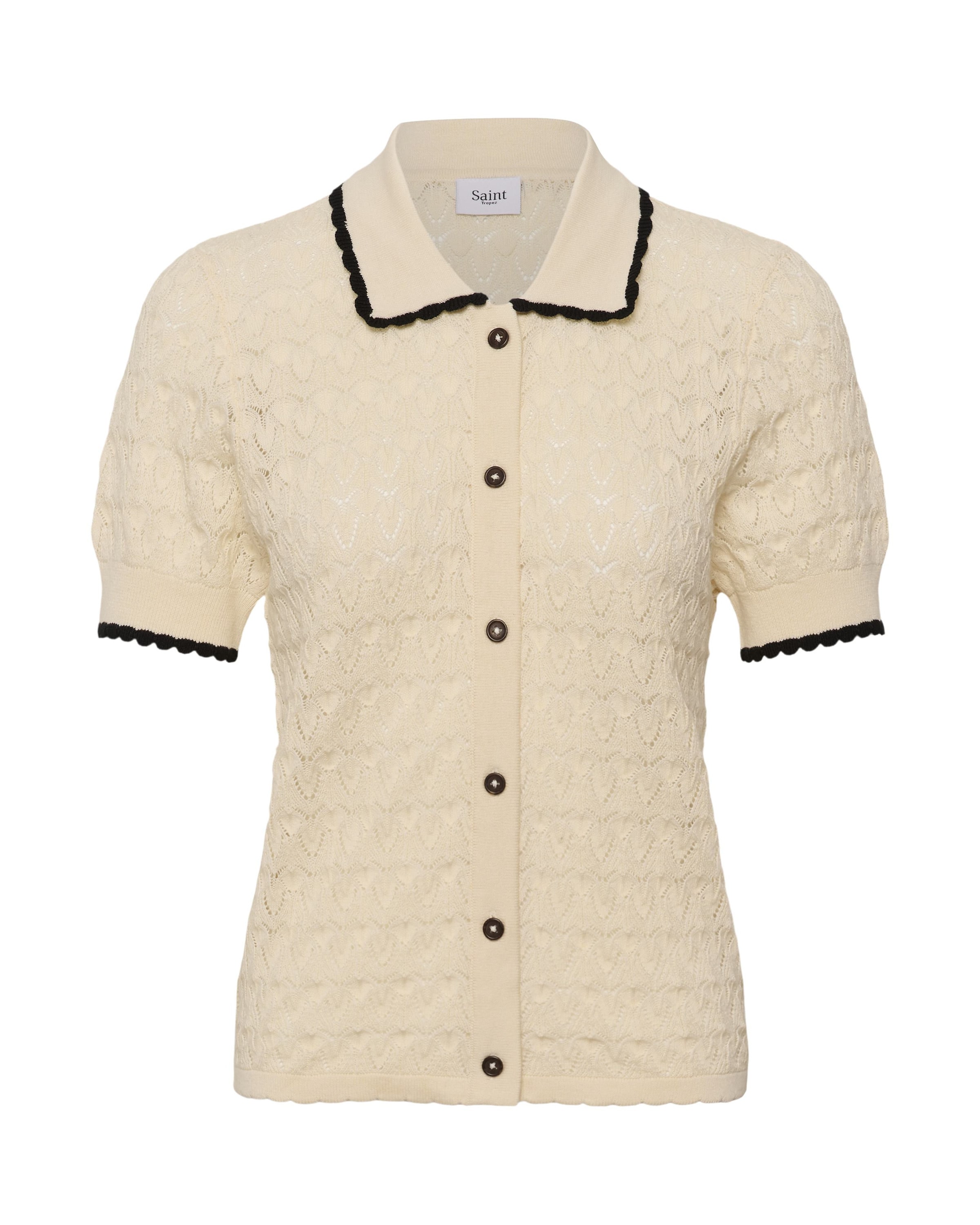 SAINT TROPEZ Cardigan 'SZRonette' i beige: forside