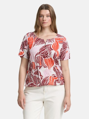 Tom Tailor Women + Shirt in Rood: voorkant