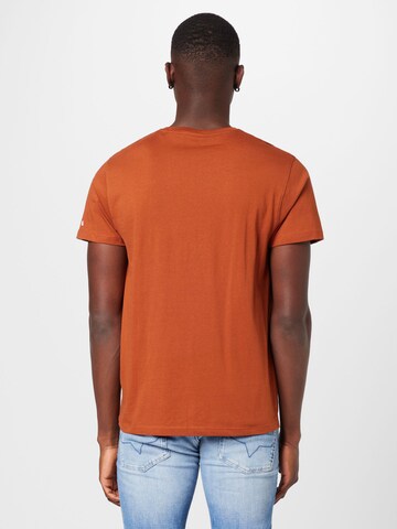 T-Shirt 'EDWARD' Pepe Jeans en marron
