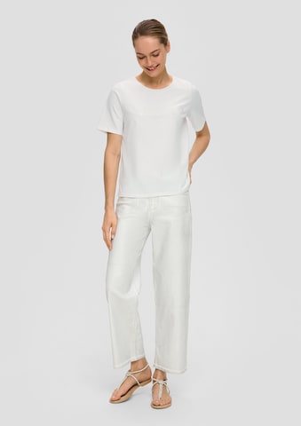 T-shirt s.Oliver BLACK LABEL en blanc