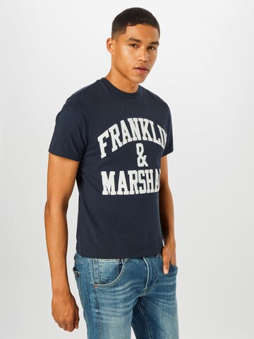 FRANKLIN & MARSHALL Shirt in Blauw: voorkant