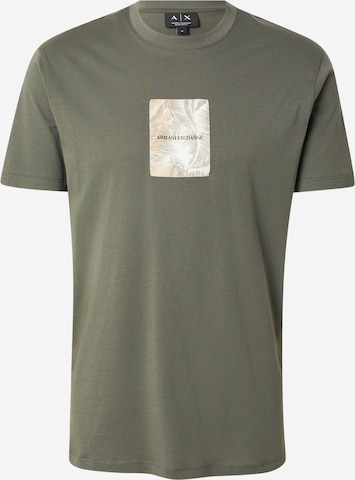 ARMANI EXCHANGE Paita värissä vihreä: etupuoli