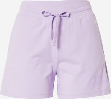 Champion Authentic Athletic Apparel Shorts in Lila: predná strana