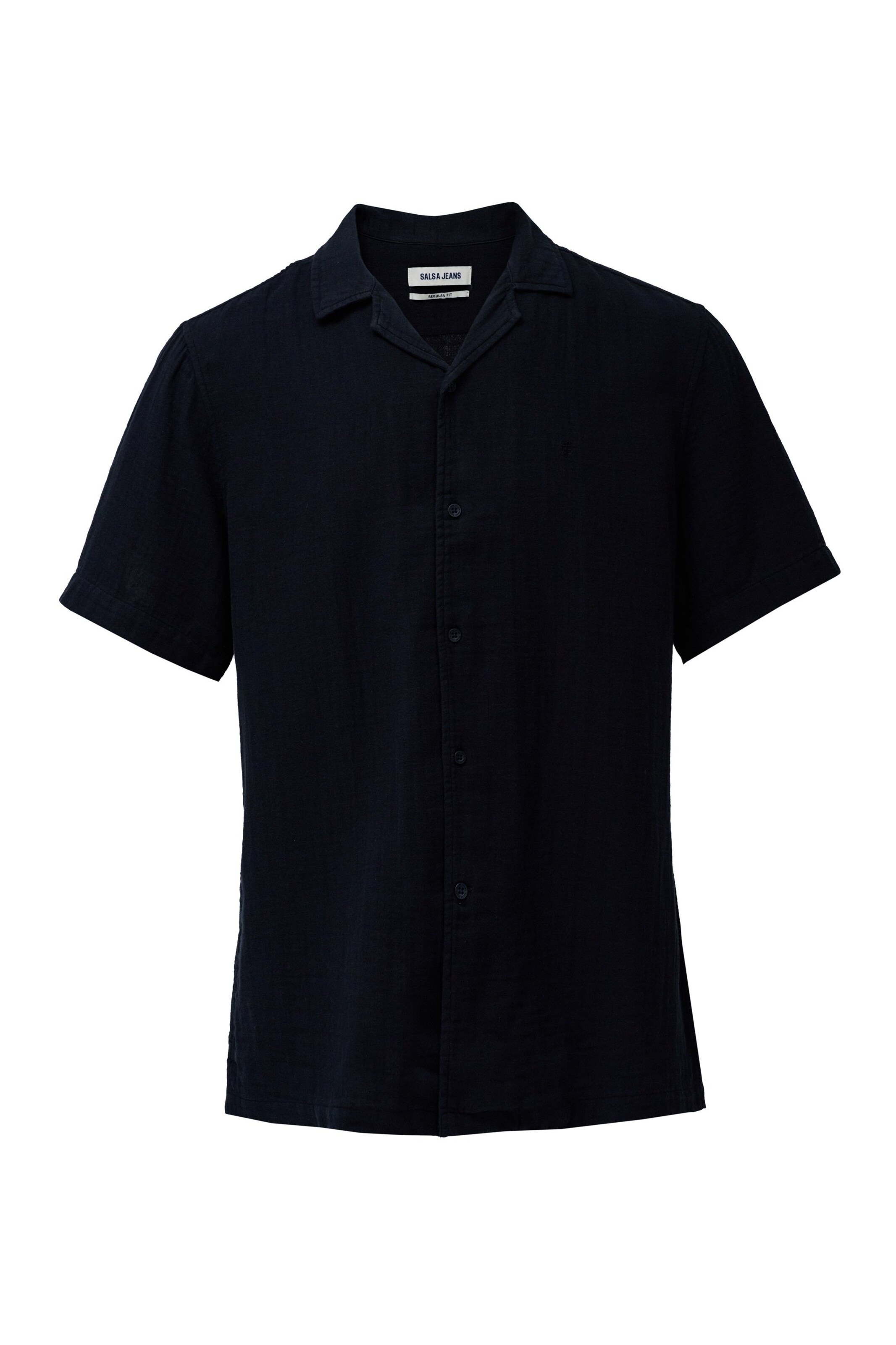 Salsa Jeans Regular Fit Hemd in Blau: Vorderseite