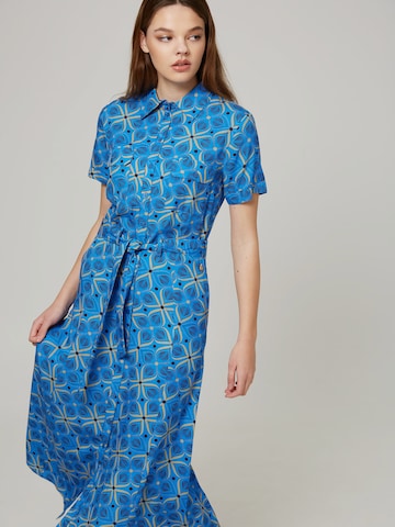 4funkyflavours Shirt Dress 'Tibet On It' in Blue