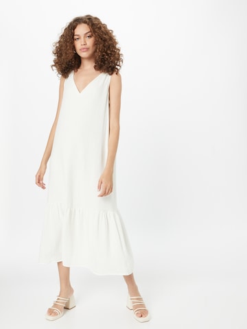 s.Oliver فستان صيفي بلون أبيض: الأمام