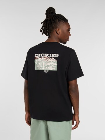 Maglietta 'LANDASCAPE' di DICKIES in nero: frontale