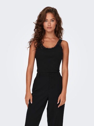 ONLY Top 'XENA' in Black: front