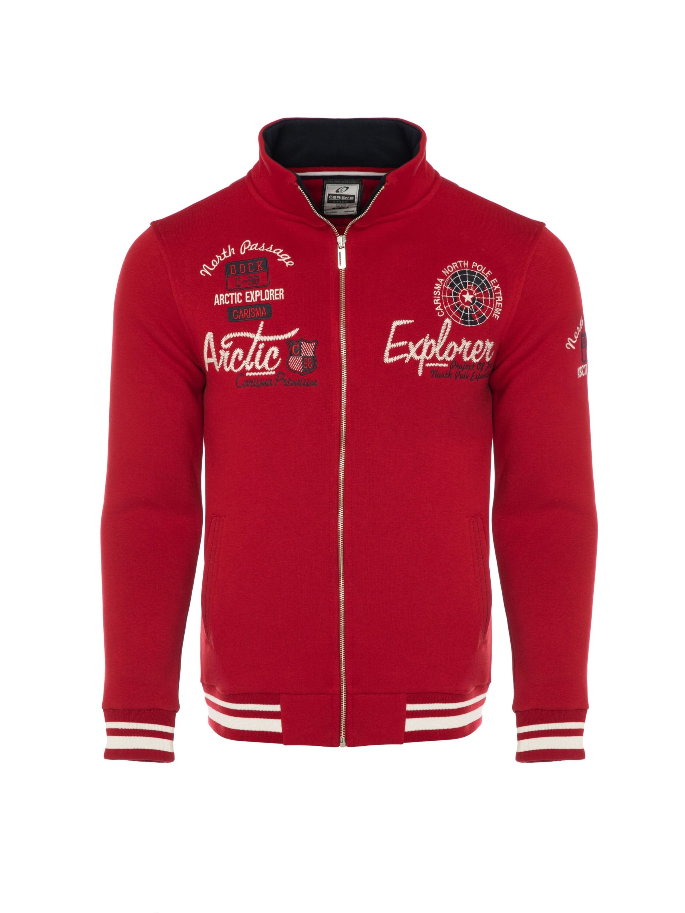 CARISMA Sweat jacket in Red: front