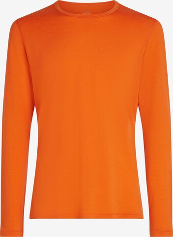 ICEBREAKER Base Layer 'M 200 Oasis LS Crewe' in Orange: Vorderseite