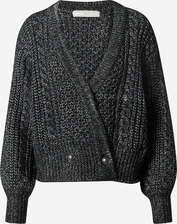 GUESS Knit cardigan 'ODETTE' in Black: front