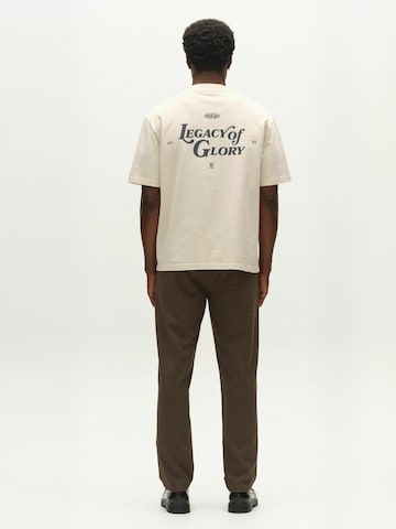 GABBA Comfort Fit T-shirt ' GABlegin ' in Beige