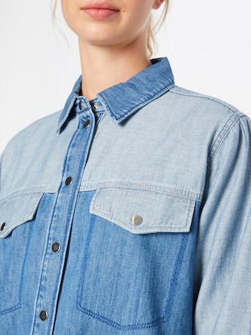 TOM TAILOR DENIM Bluse i blå