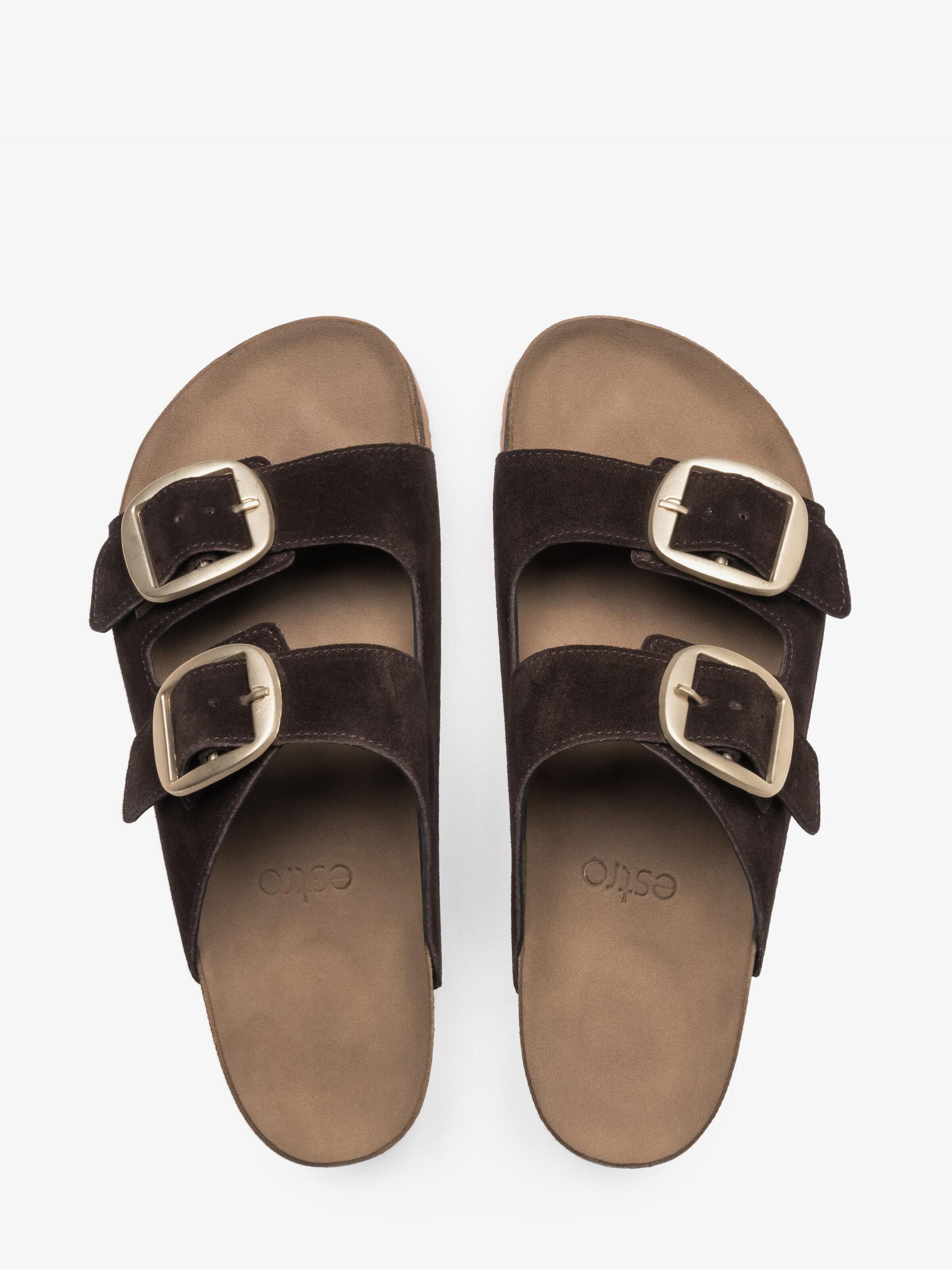 Estro Sandals '057-455' in Brown