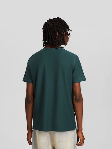 T-Shirt Bershka en vert