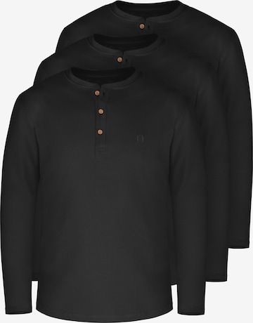 T-Shirt 'Neuville' normani en noir : devant