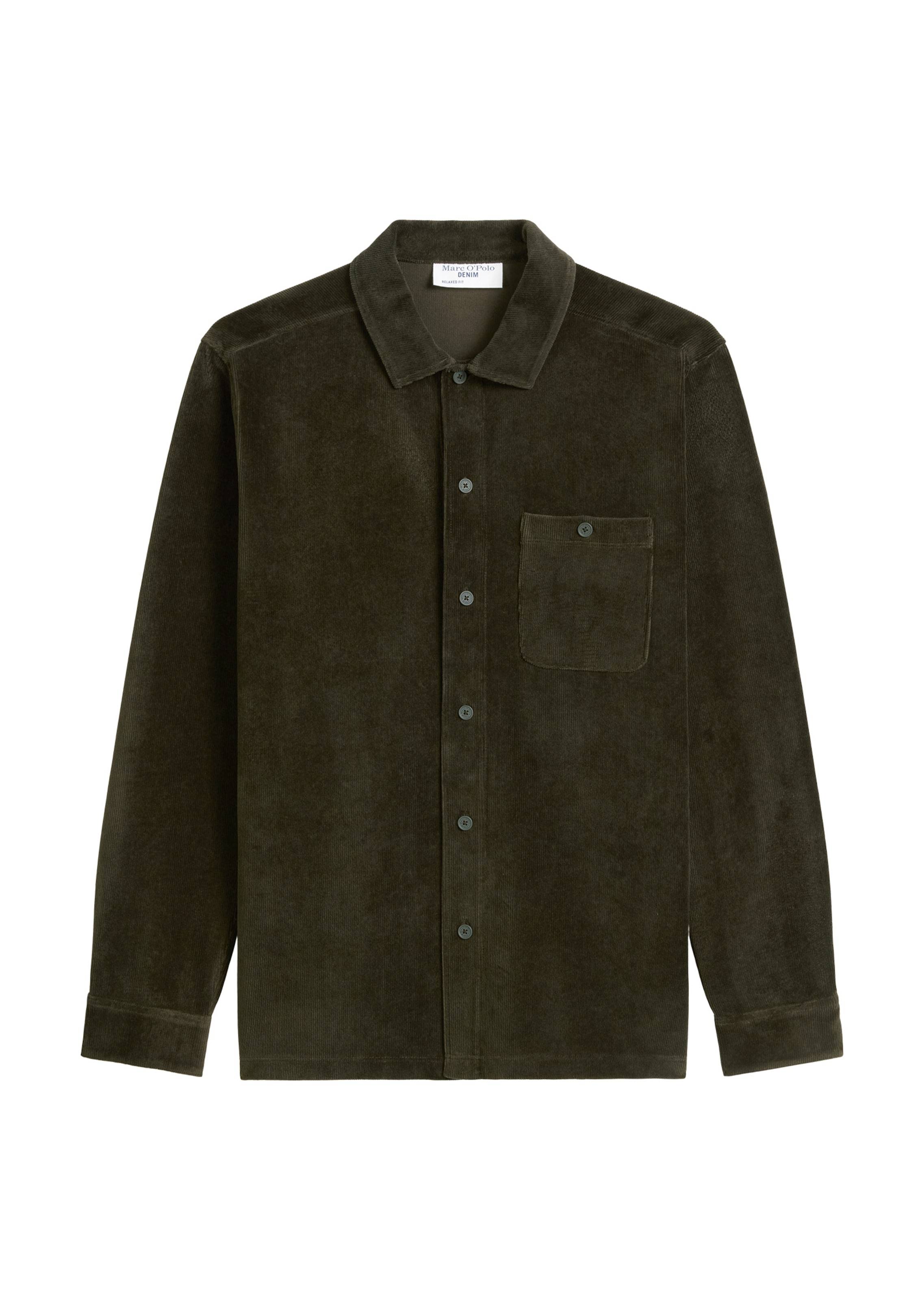 Marc O'Polo DENIM Comfort fit Shirt in Groen: voorkant