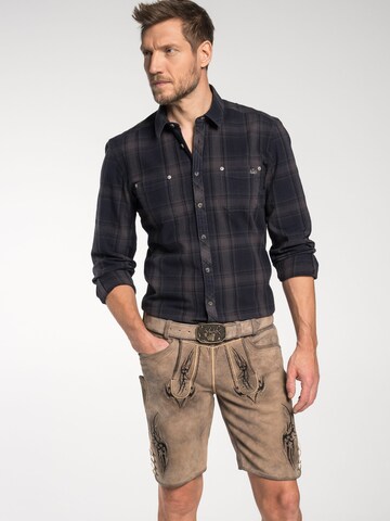 SPIETH & WENSKY - regular Pantalón tradicional 'Fulvier' en marrón: frente