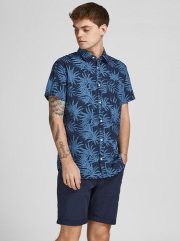 JACK & JONES Regular fit Ing - kék: elől