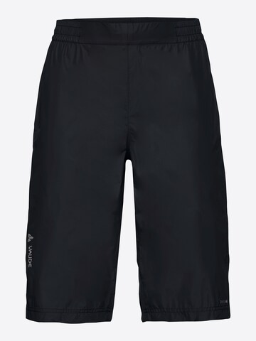 VAUDE Regular Sports trousers 'Drop' in Black: front