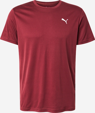 PUMA Tehnička sportska majica 'Essential' u boja vina / bijela, Pregled proizvoda