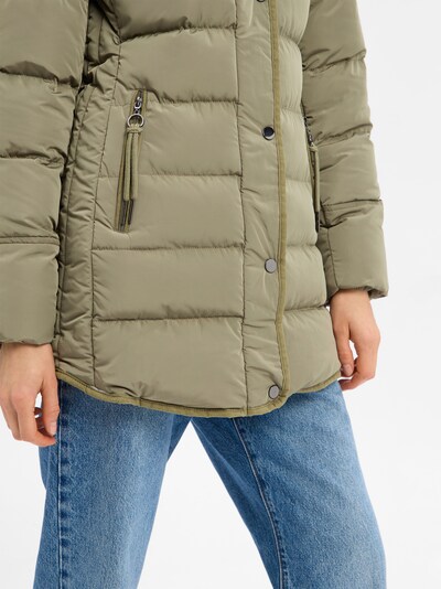 Marie Lund Winterjacke in kiwi, Produktansicht