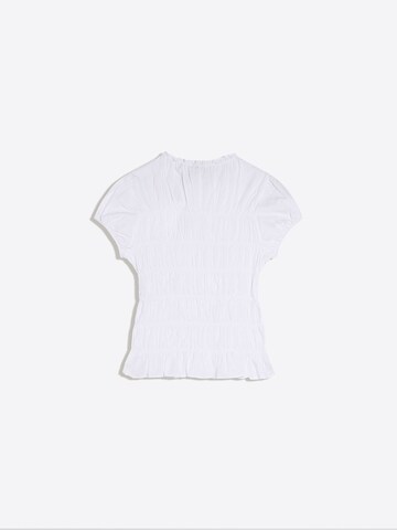 Chemisier Bershka en blanc
