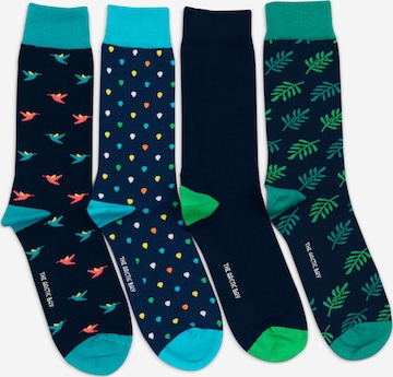 Chaussettes 'DEEP BLUE EDITION Gift box 4 Pack Unisex' The Arctic Bay en mélange de couleurs : devant