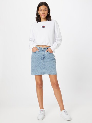 Tommy Jeans Sukně – modrá