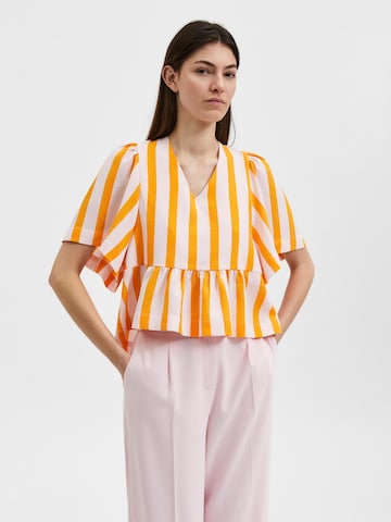 SELECTED FEMME Blouse 'Tinna' in Yellow: front