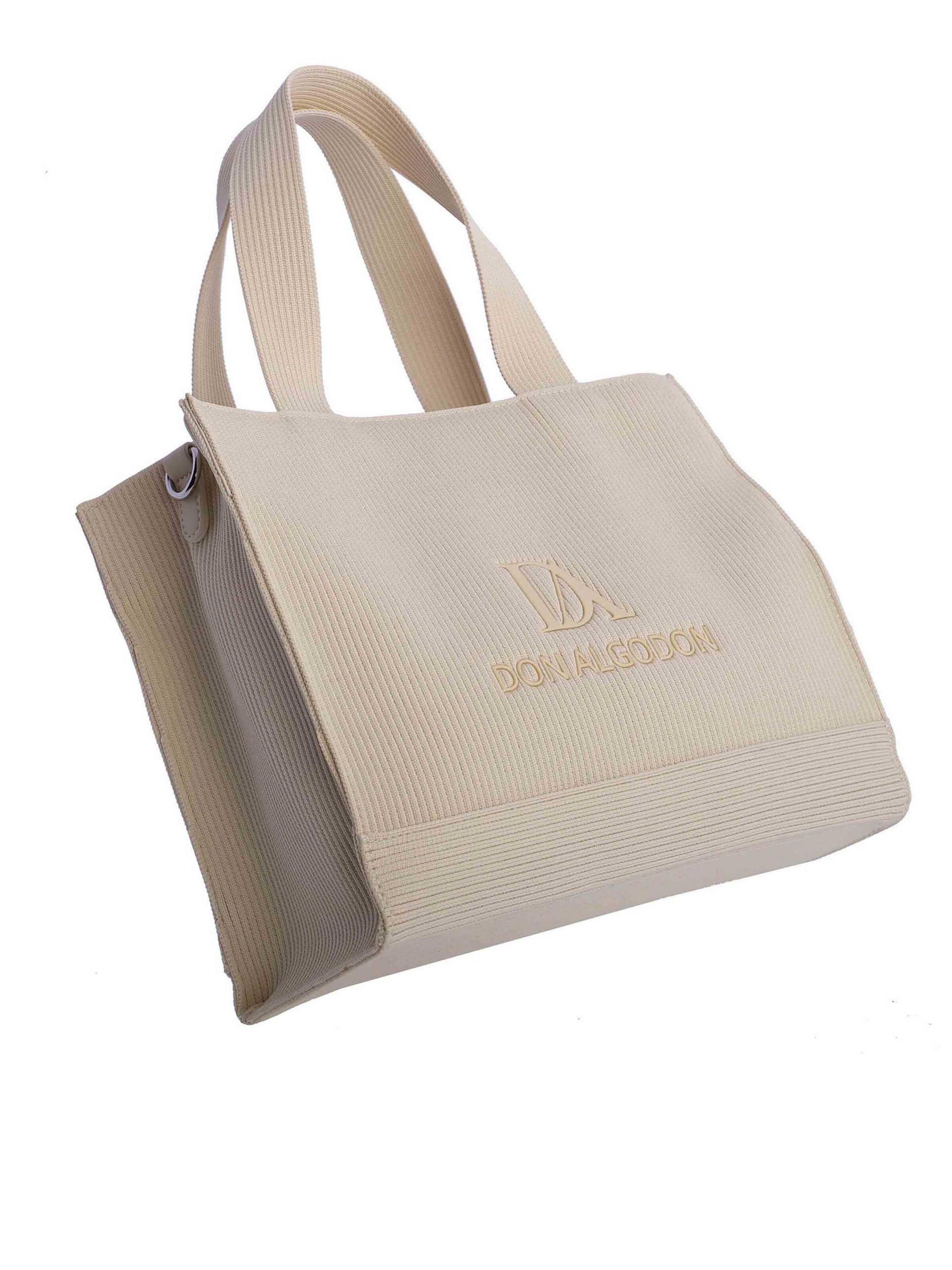 Don Algodon - Bolso de mano 'Kos' en blanco