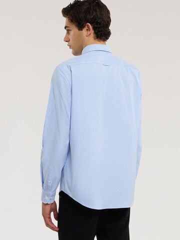 Trussardi Regular fit Button Up Shirt in Blue